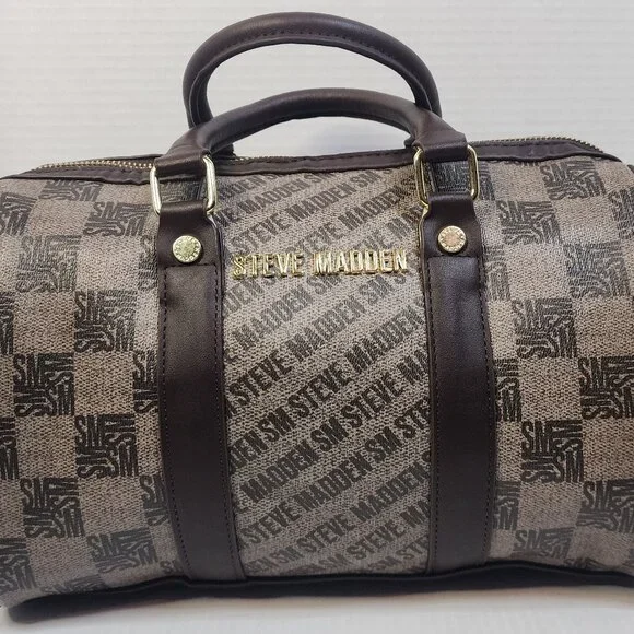 Steve Madden Tan/Brown Satchel Handbag - Picture 2 of 12